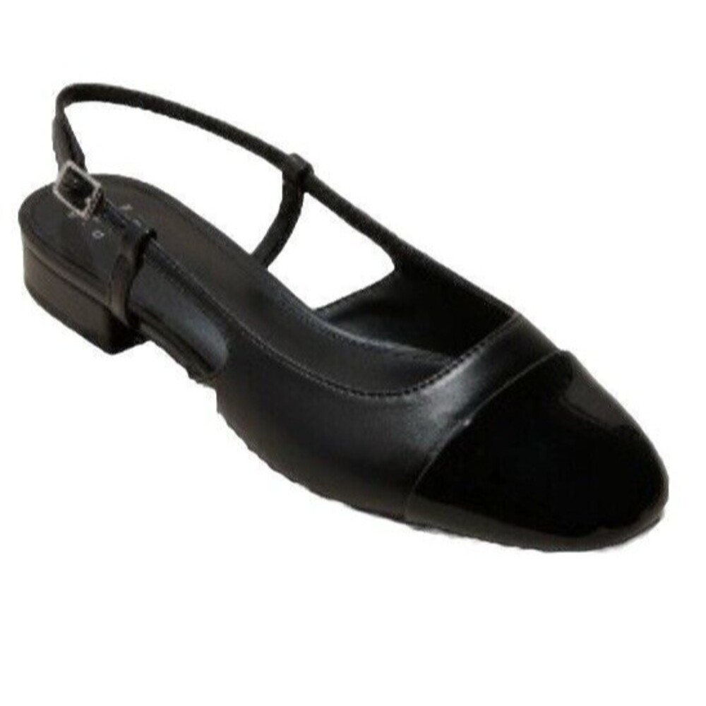 A New Day Women's Maxine Slingback Ballet Flats Black Size 8.5 NWT